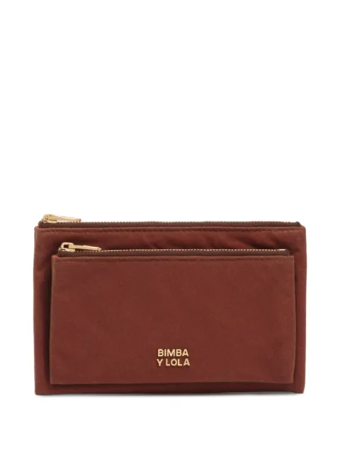 BIMBA Y LOLA rust coated pocket purse