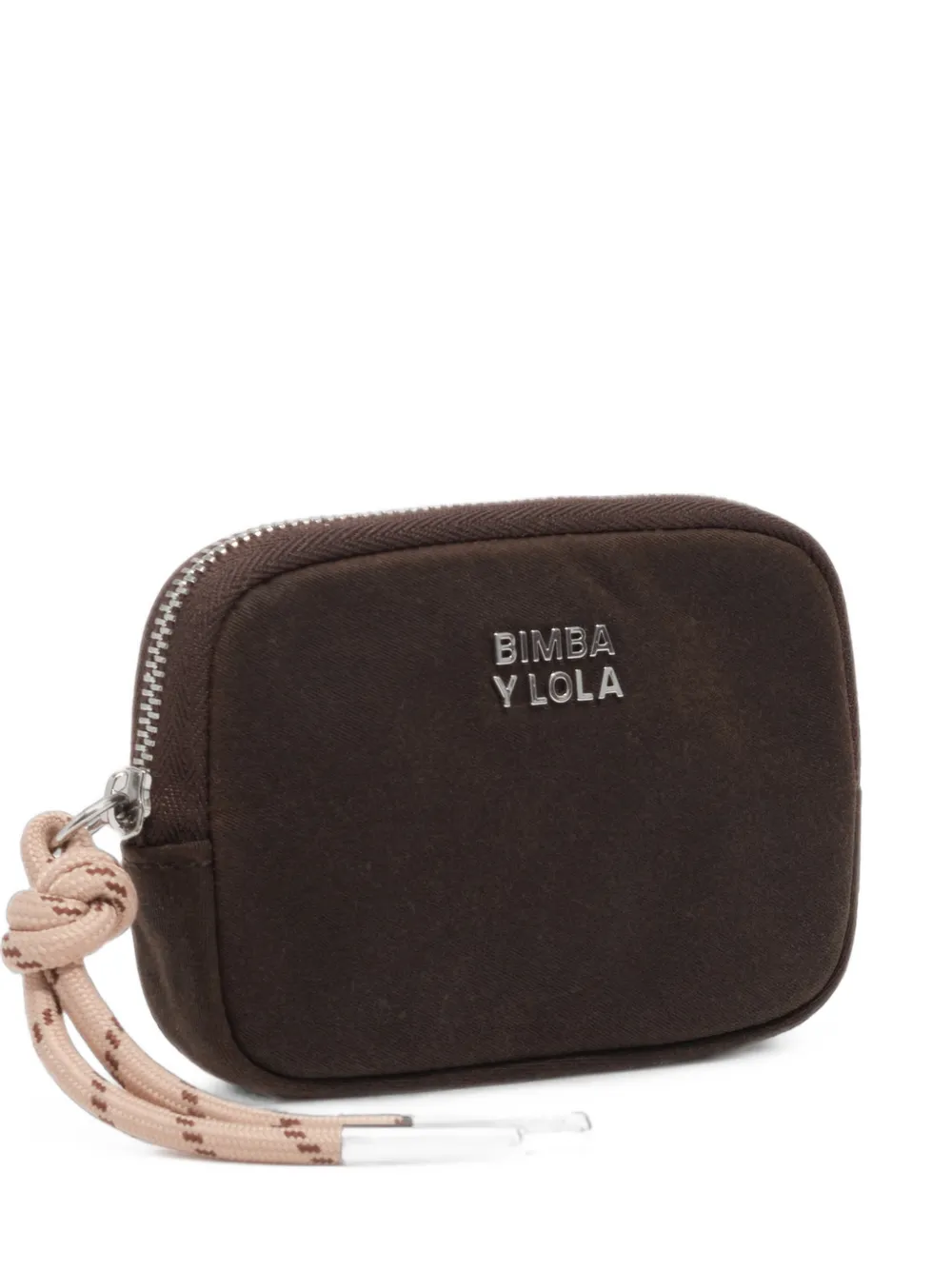 BIMBA Y LOLA dark brown coated coin purse · One Size
