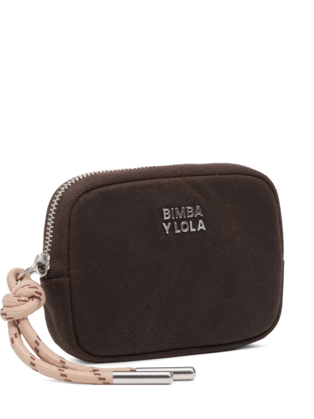 BIMBA Y LOLA dark brown coated coin purse