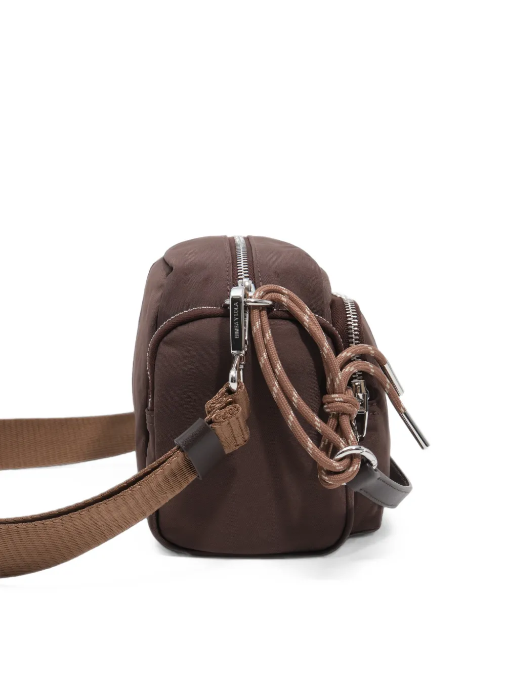BIMBA Y LOLA Grote Pocket crossbodytas met vak Bruin