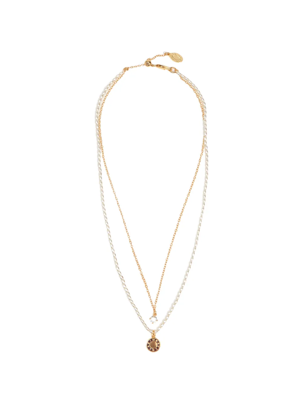 BIMBA Y LOLA Halskette mit Kristallen - Gold
