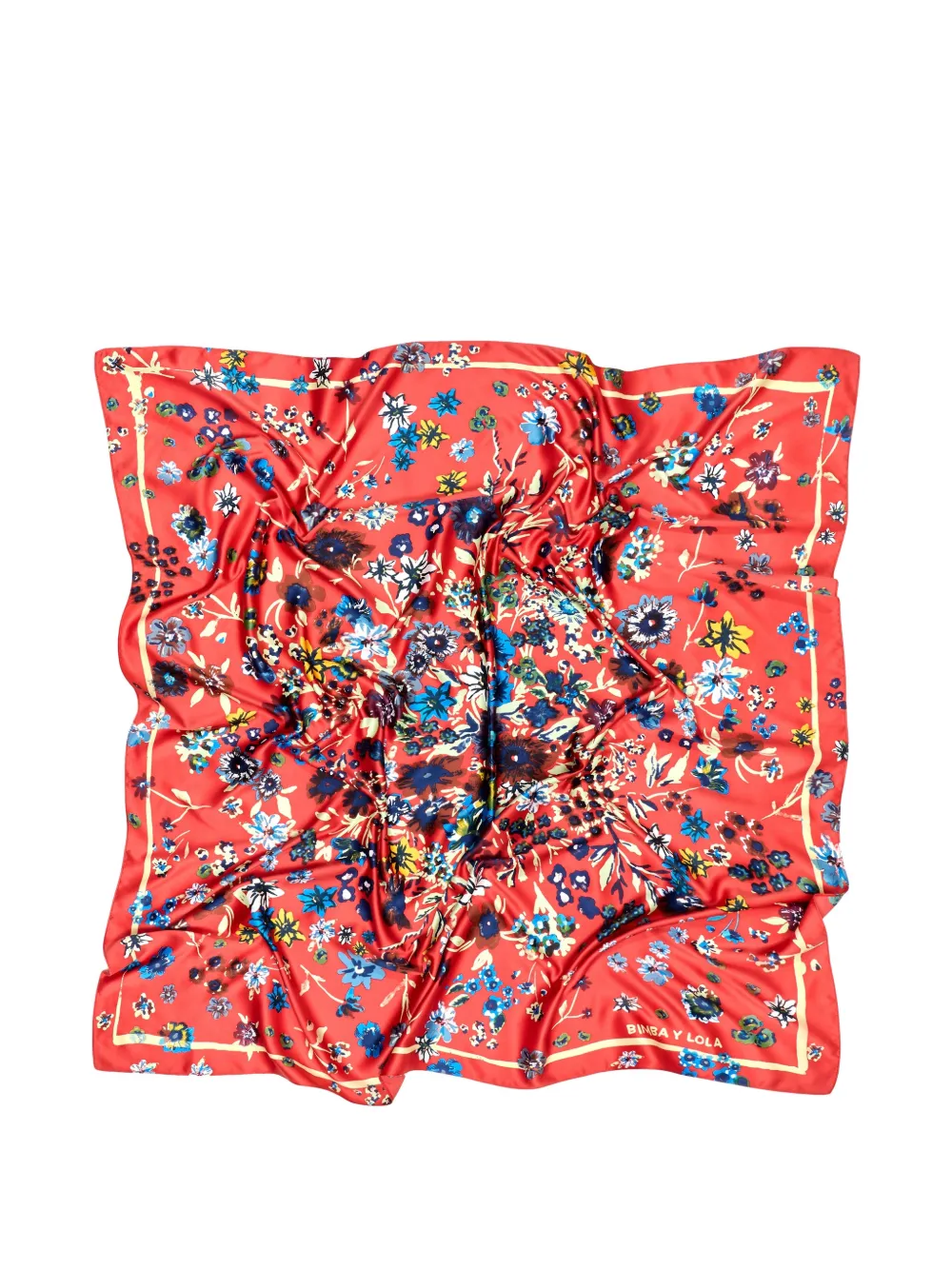 BIMBA Y LOLA Floral Garden Composition sjaal Rood