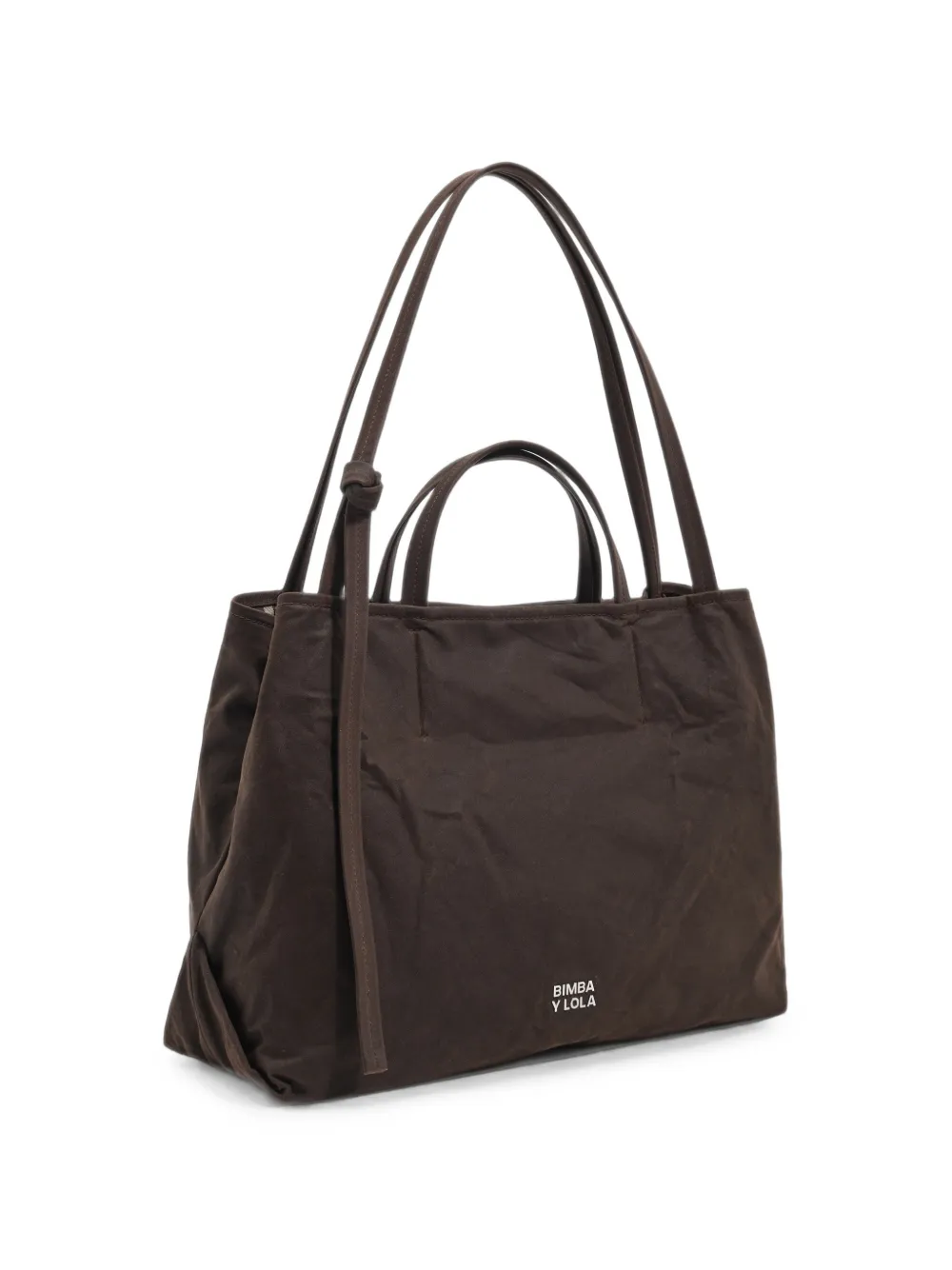 BIMBA Y LOLA Grote gecoate shopper Bruin