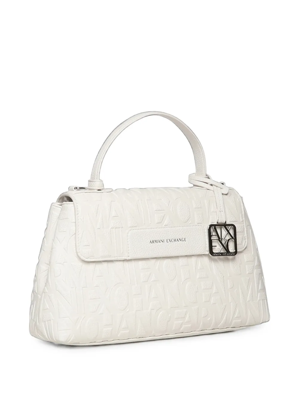 Armani Exchange Schoudertas met logo-reliëf Wit