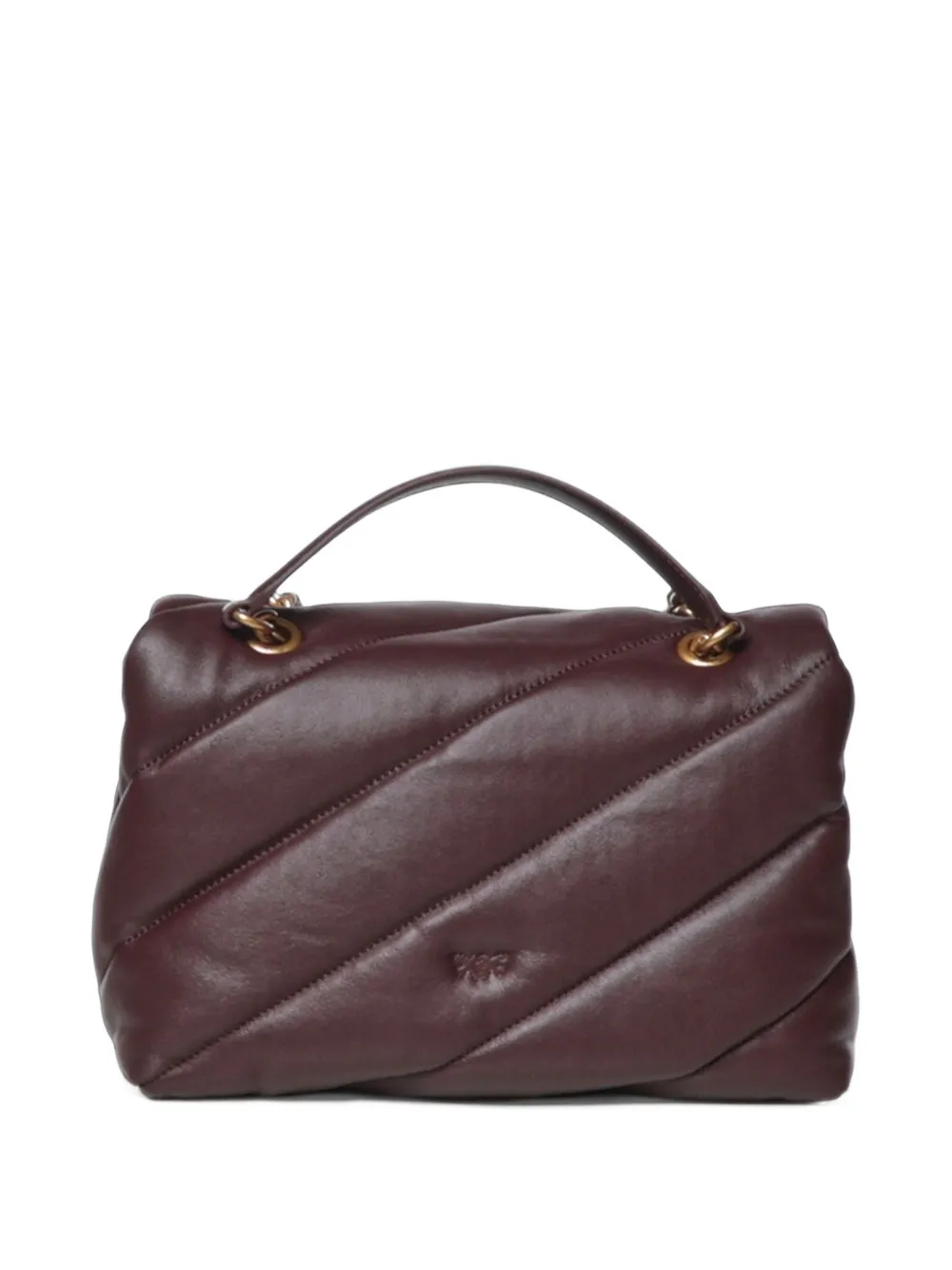 PINKO Medium Love gewatteerde schoudertas Rood