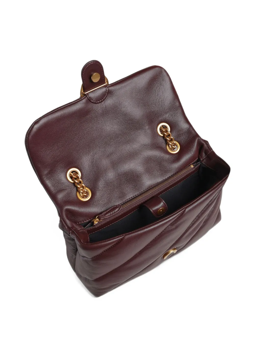 PINKO Medium Love gewatteerde schoudertas Rood