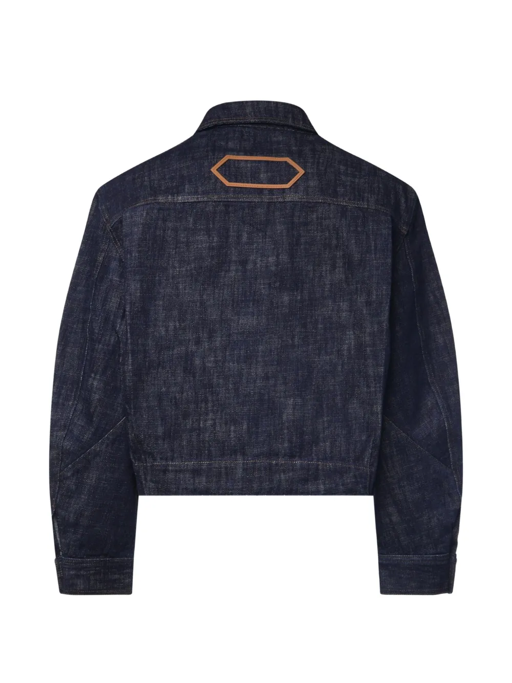 Jacquemus Denim jack met rits Blauw