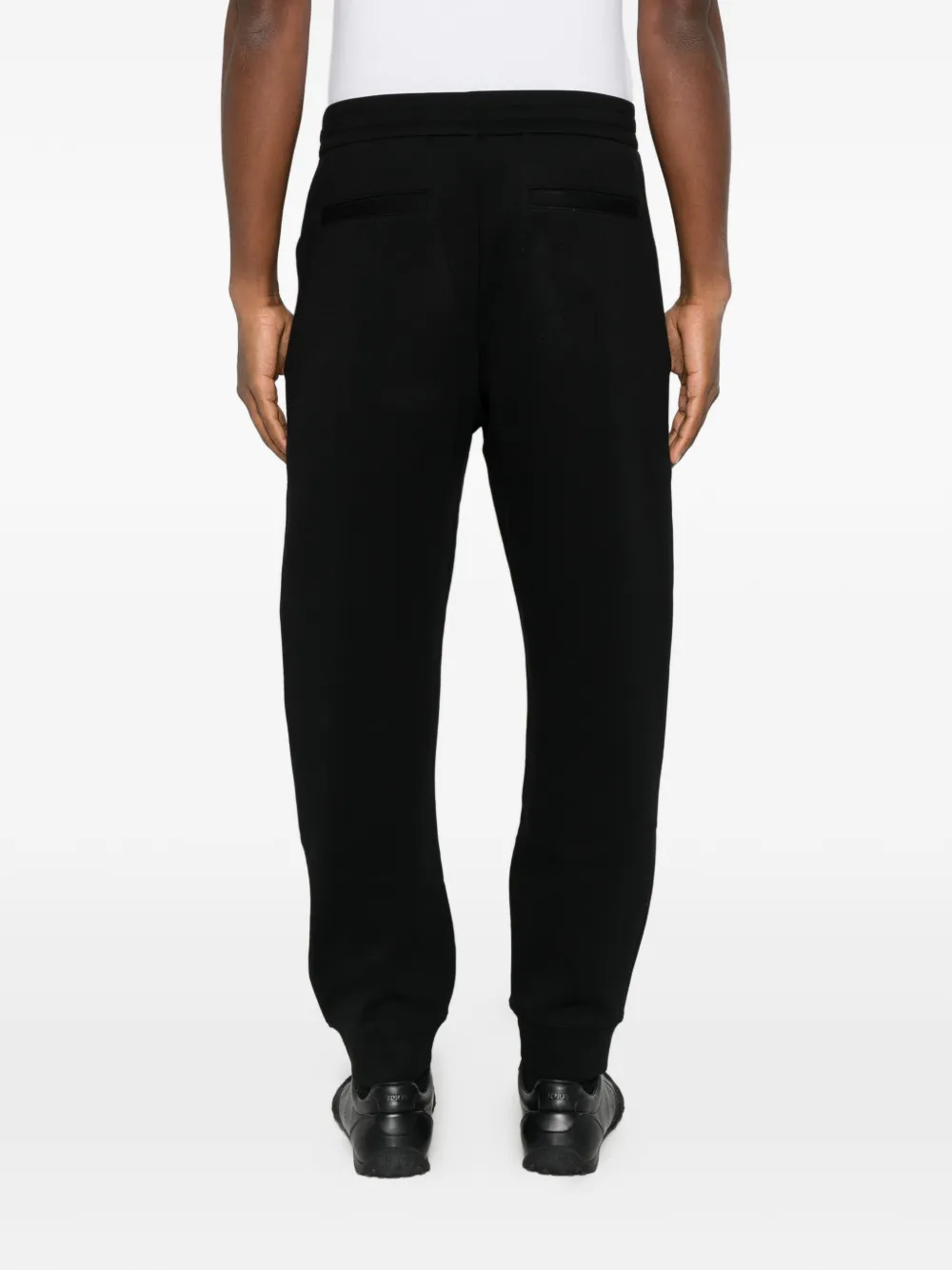 Emporio Armani Trainingsbroek met geborduurd logo Zwart