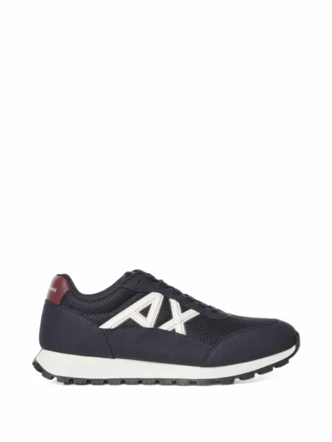 Armani Exchange logo-patch panelled sneakers