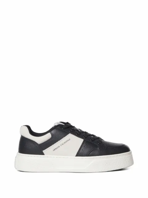 Armani Exchange logo-print panelled sneakers