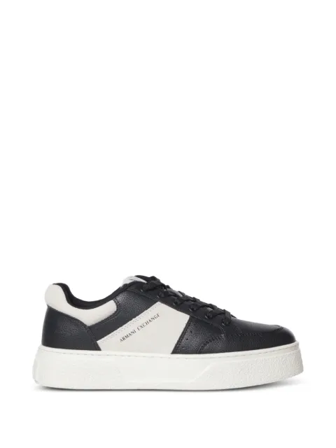 Armani Exchange logo-print panelled sneakers