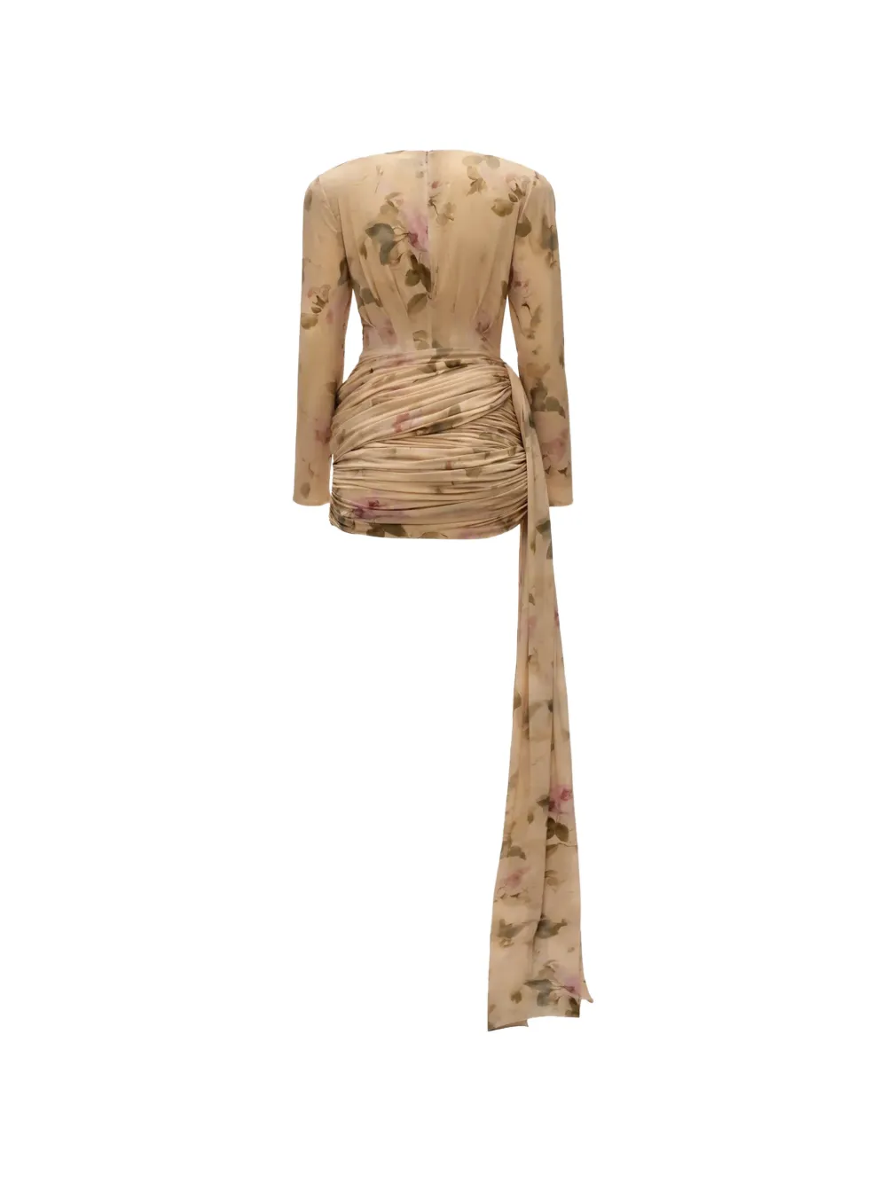 Magda Butrym Mini-jurk met bloemenprint Beige
