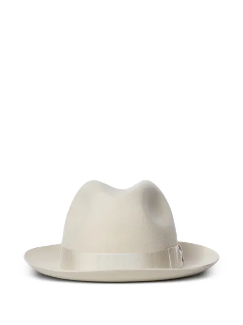 Borsalino Damiano grosgrain-trim fedora hat