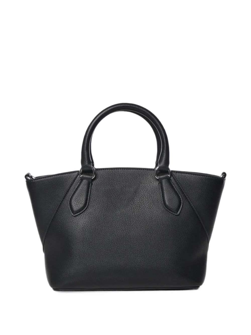Armani Exchange Shopper met logoplakkaat Zwart