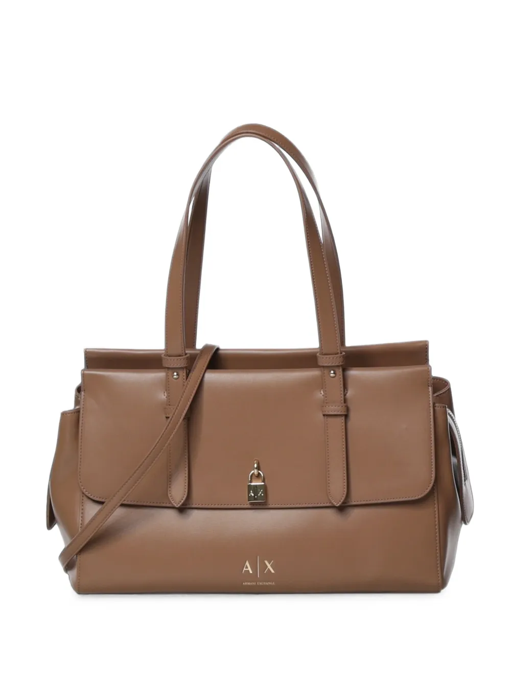 Armani Exchange padlock-detail shoulder bag
