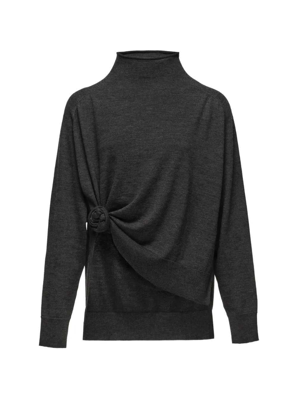 Magda Butrym Knotted wool turtleneck sweater