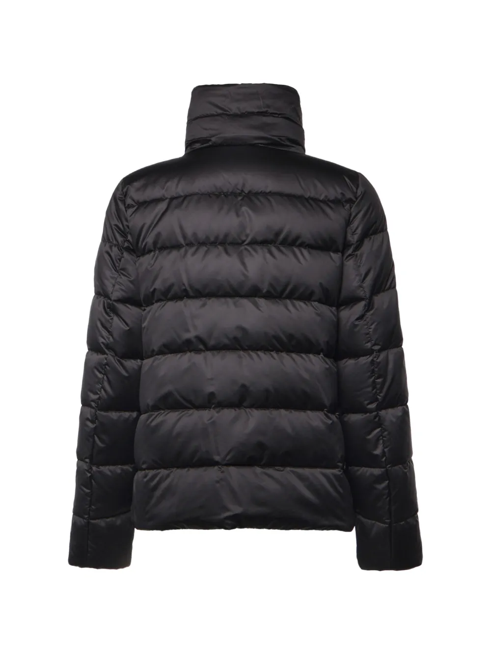 Moorer quilted funnel-neck puffer jacket Zwart