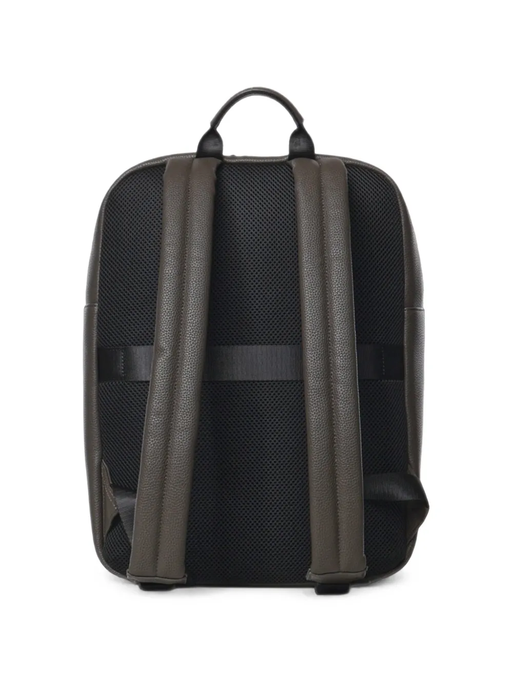 Armani Exchange Rugzak met logo-plakkaat en textuur Bruin