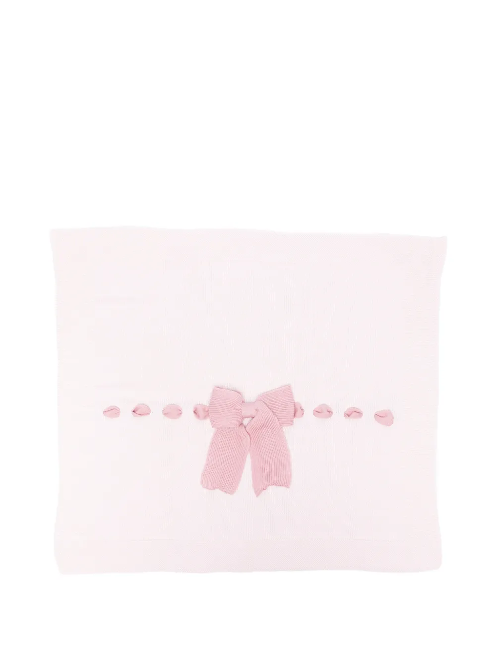 Bébé di Almy bow-detail blanket - Rosa