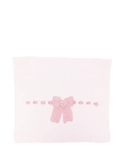 Bébé di Almy bow-detail blanket
