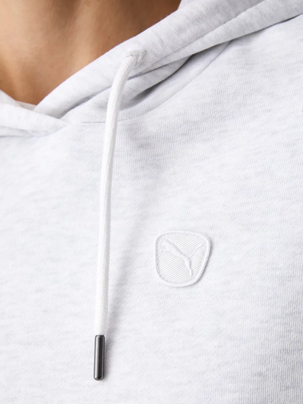 PUMA Essentials Elevated hoodie met logo-patch Grijs