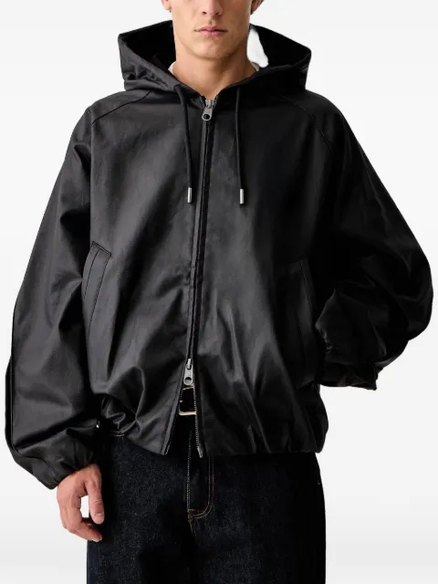 Rains hooded raglan-sleeve jacket