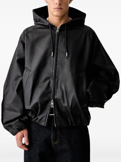Rains hooded raglan-sleeve jacket