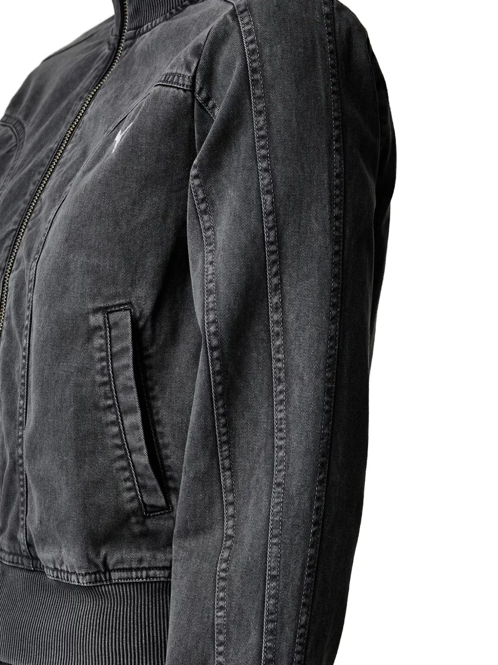PUMA Future. . Archive washed twill short jacket Zwart