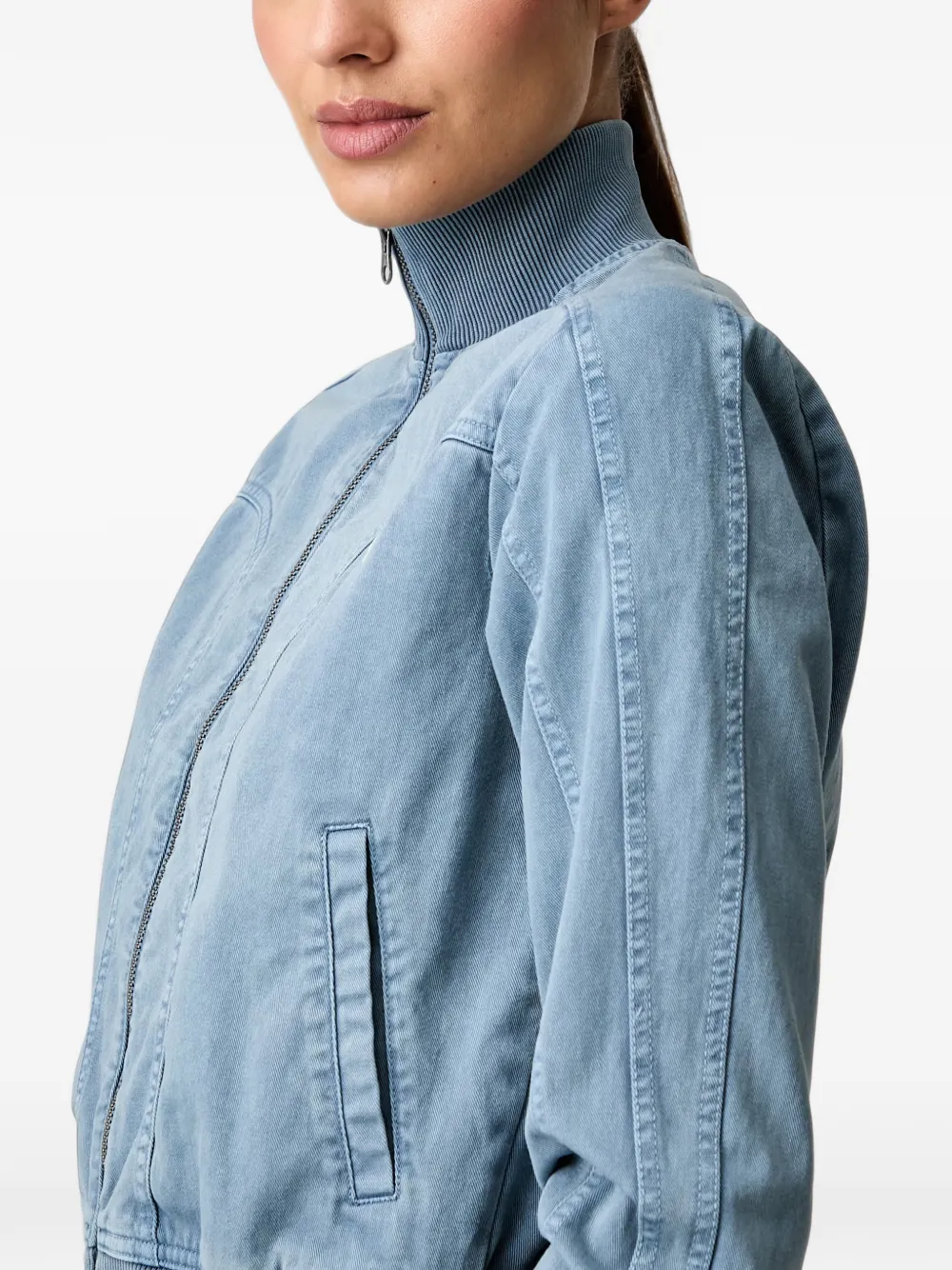 PUMA Future. . Archive washed twill short jacket Blauw