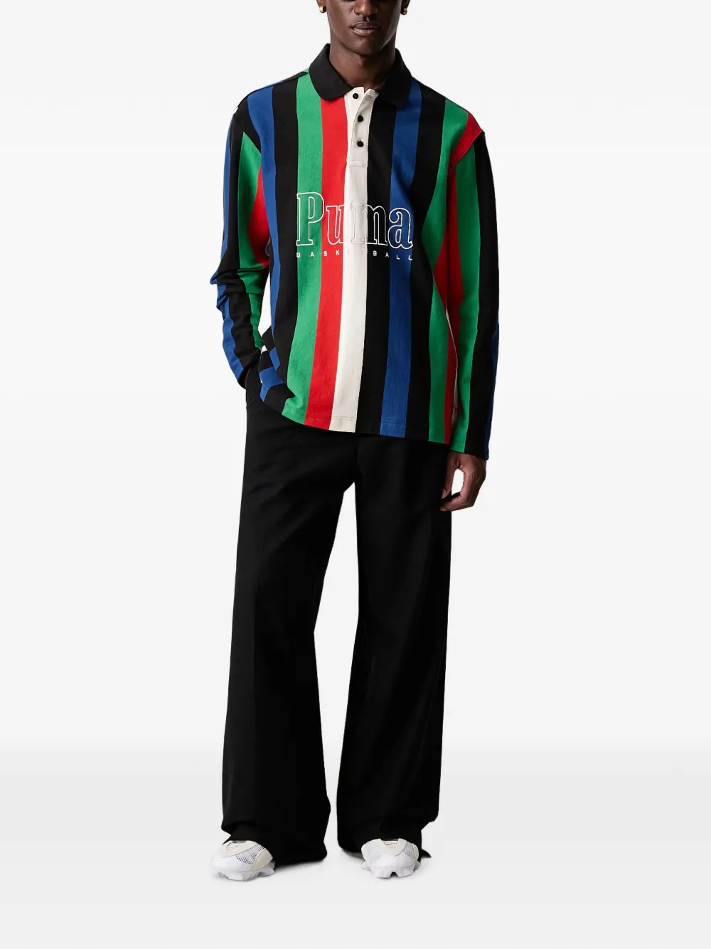 PUMA Memory Lane Referee poloshirt Zwart