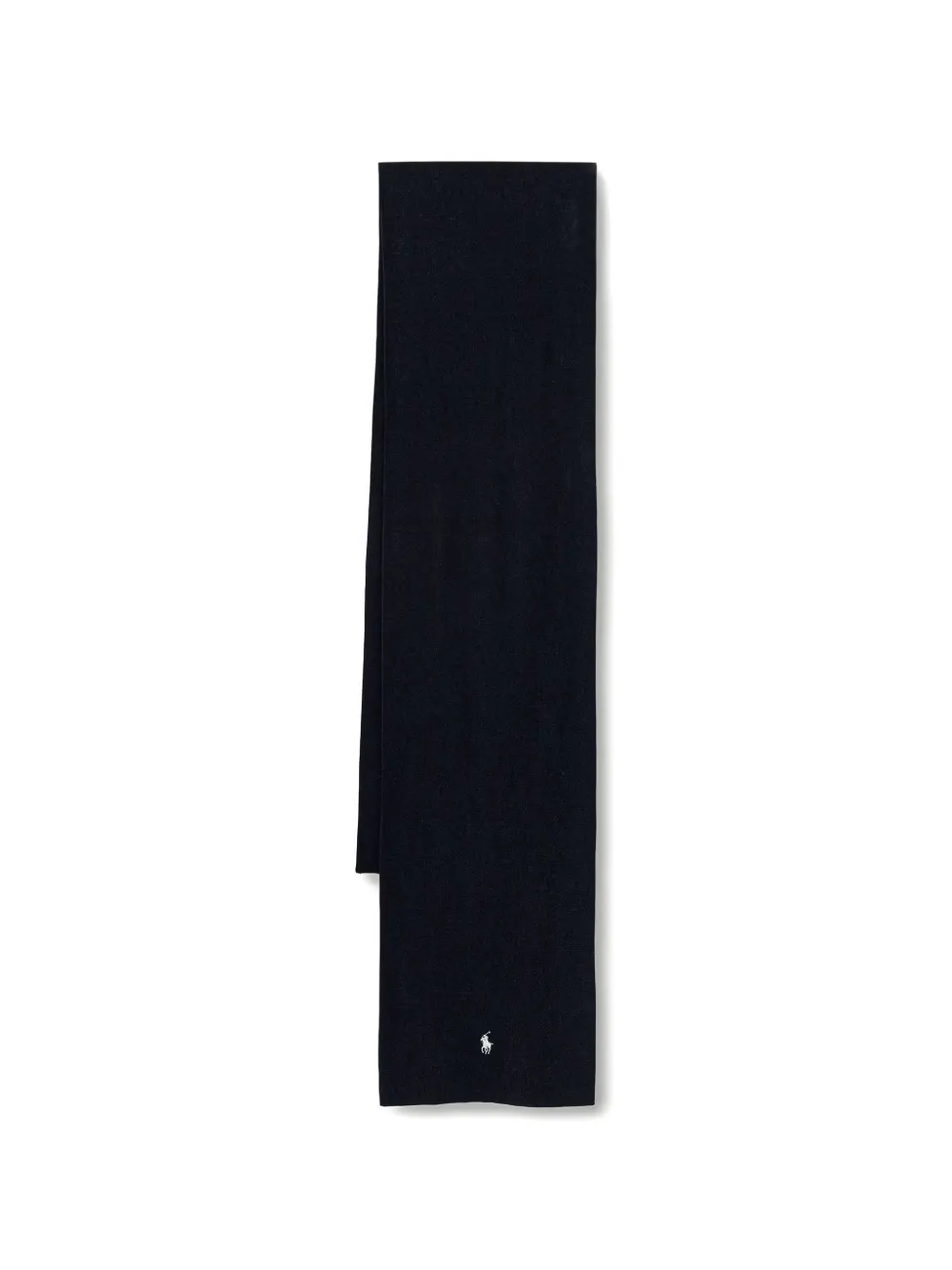 Polo Ralph Lauren logo-embroidered knitted scarf - Blu