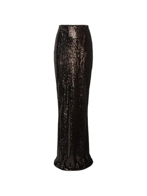 Balmain sequinned long skirt
