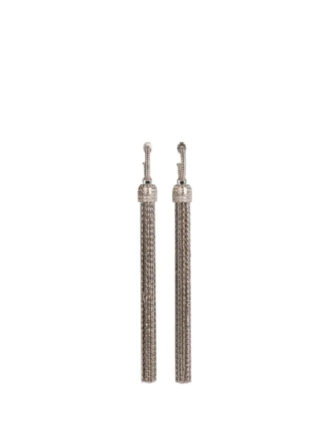 Balmain brass tassel earrings
