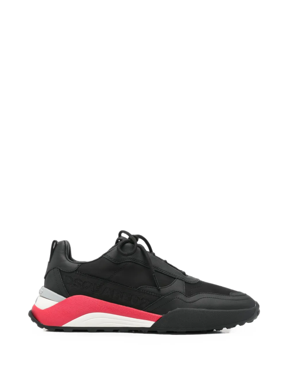 DSQUARED2 logo-print panelled sneakers