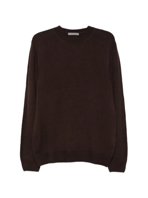 Corneliani crew-neck ribbed-trim sweater