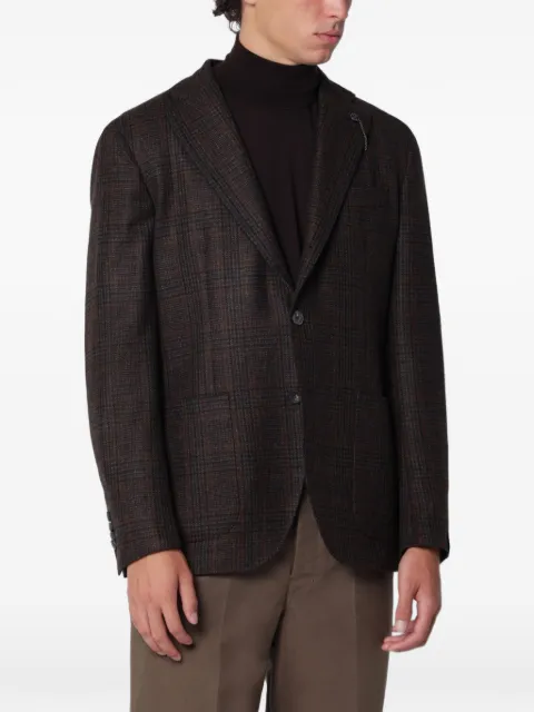 Biagio Santaniello check-pattern wool blazer