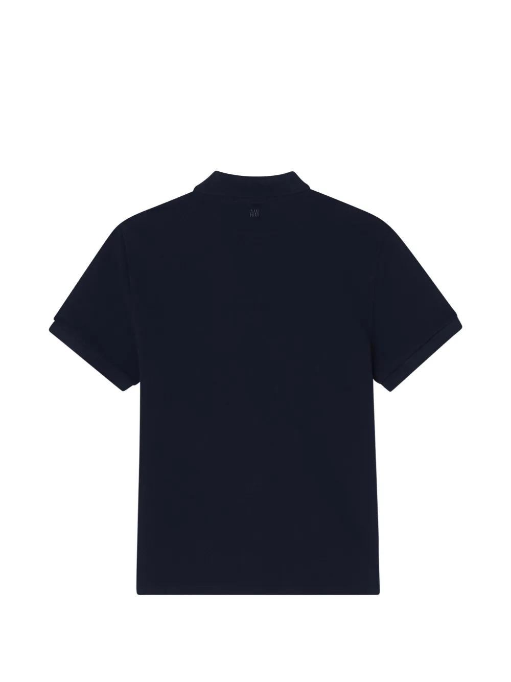 AMI Paris Katoenen poloshirt met Ami de Coeur Blauw