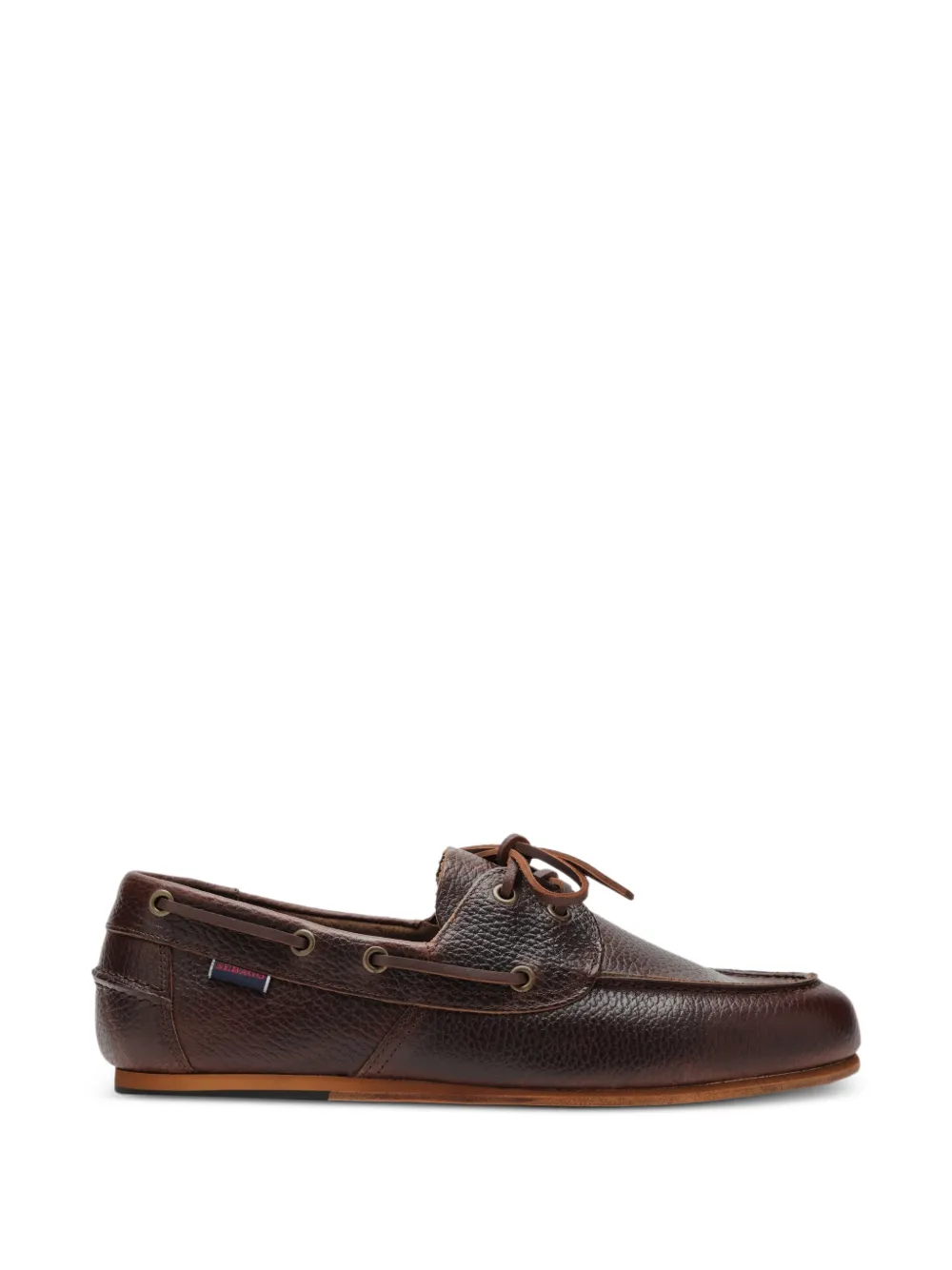 Sebago Owen tumbled leather boat shoes