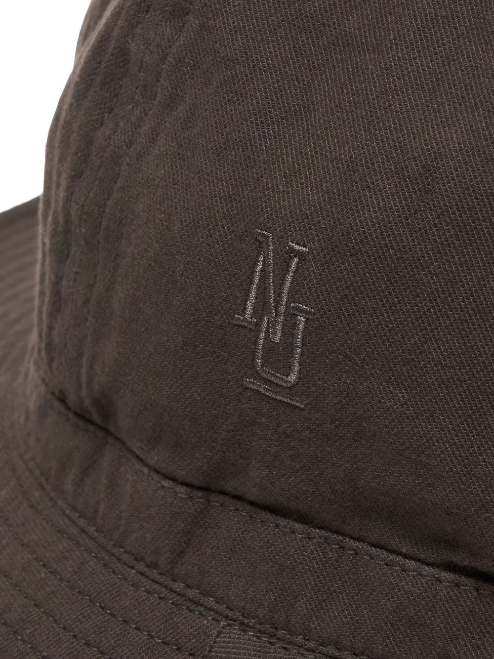 Undercover Vissershoed met geborduurd logo Bruin