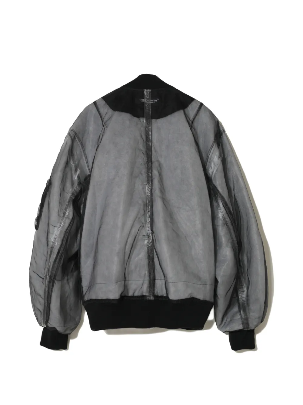 Undercover Jack met doorzichtig vlak en patchwork Grijs