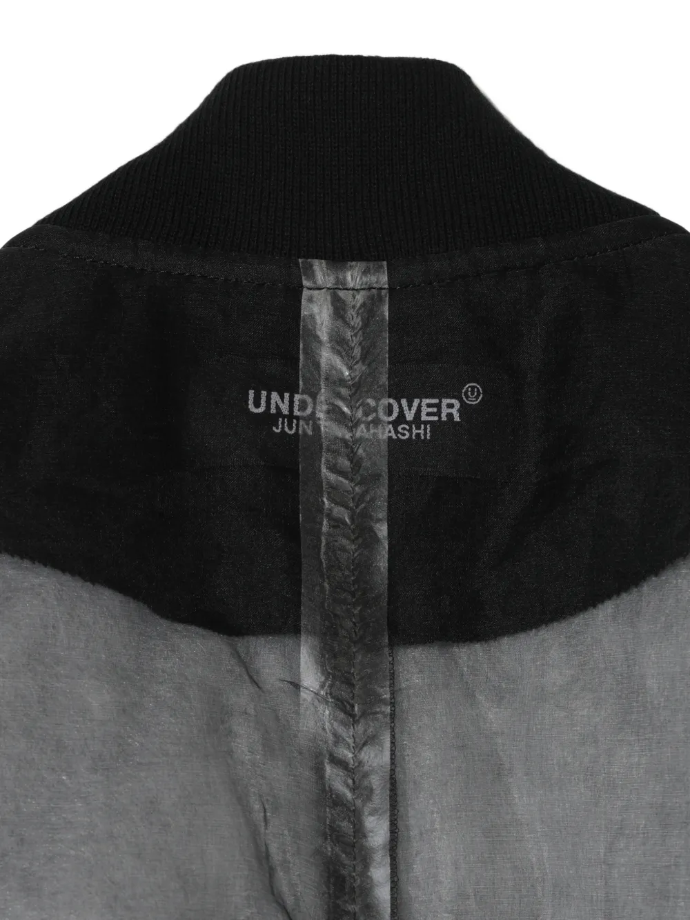 Undercover Jack met doorzichtig vlak en patchwork Grijs