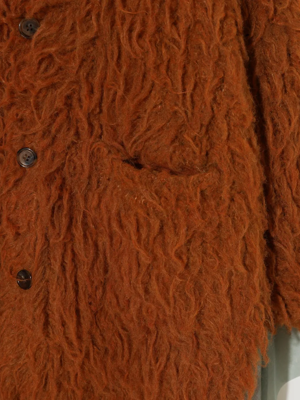 Undercover floral-print shaggy coat Bruin