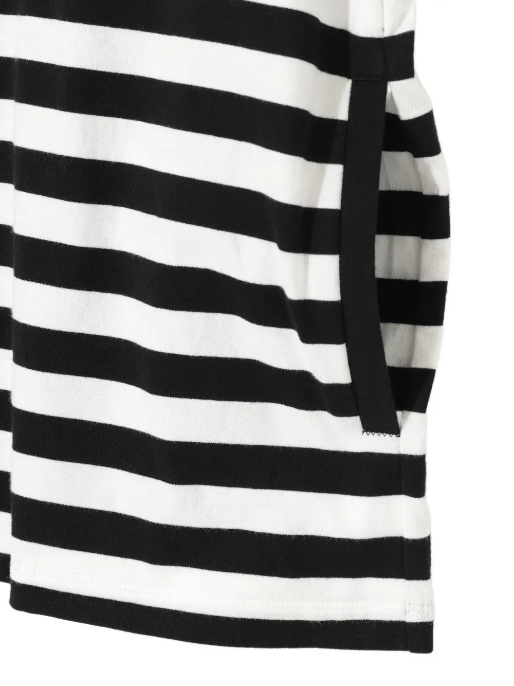 Undercover Gestreept T-shirt met ritszak Wit
