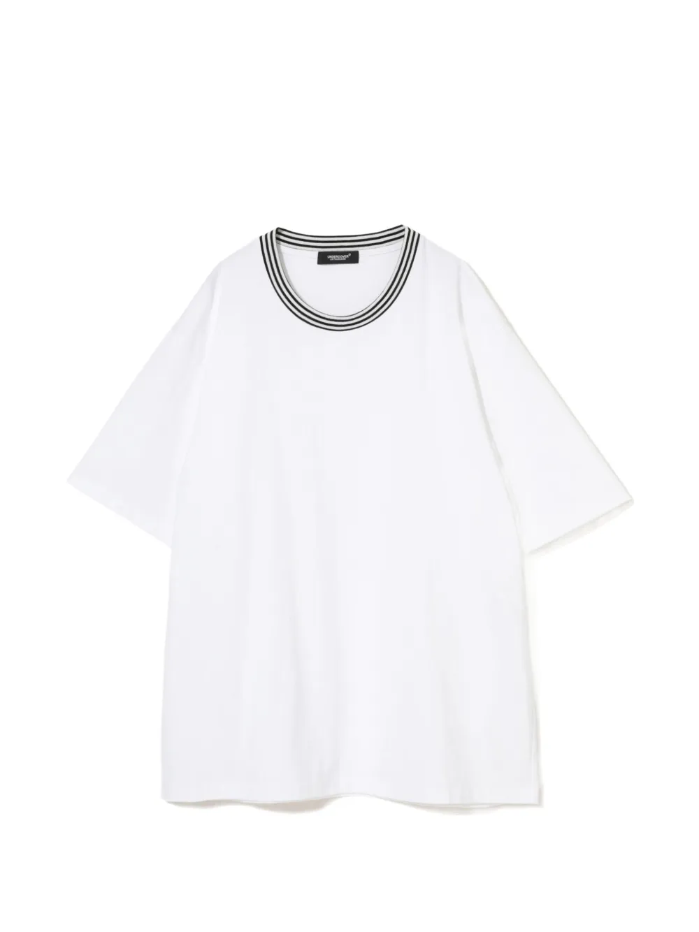 Undercover striped-trim T-shirt