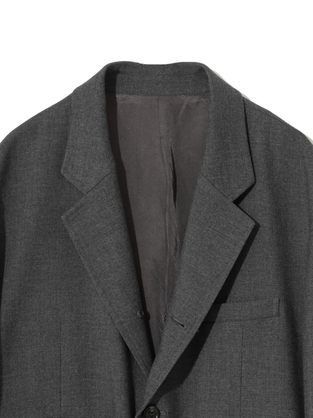 Undercover Blazer met vlakken en gerafelde details Grijs