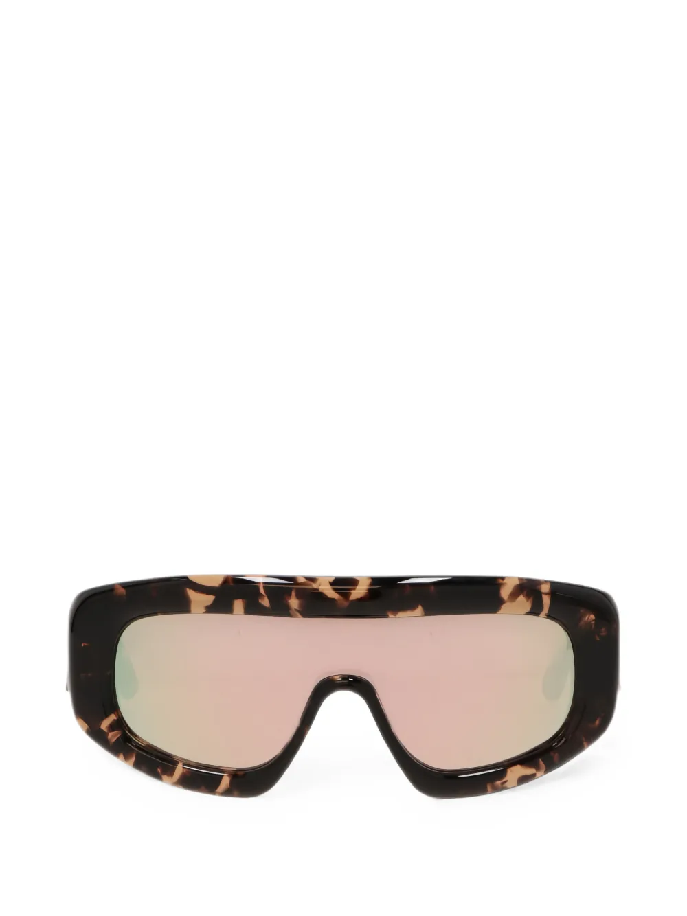 Palm Angels lunettes de soleil à effet écaille de tortue - Marron Palm Angels lunettes de soleil à effet écaille de tortue - Marron