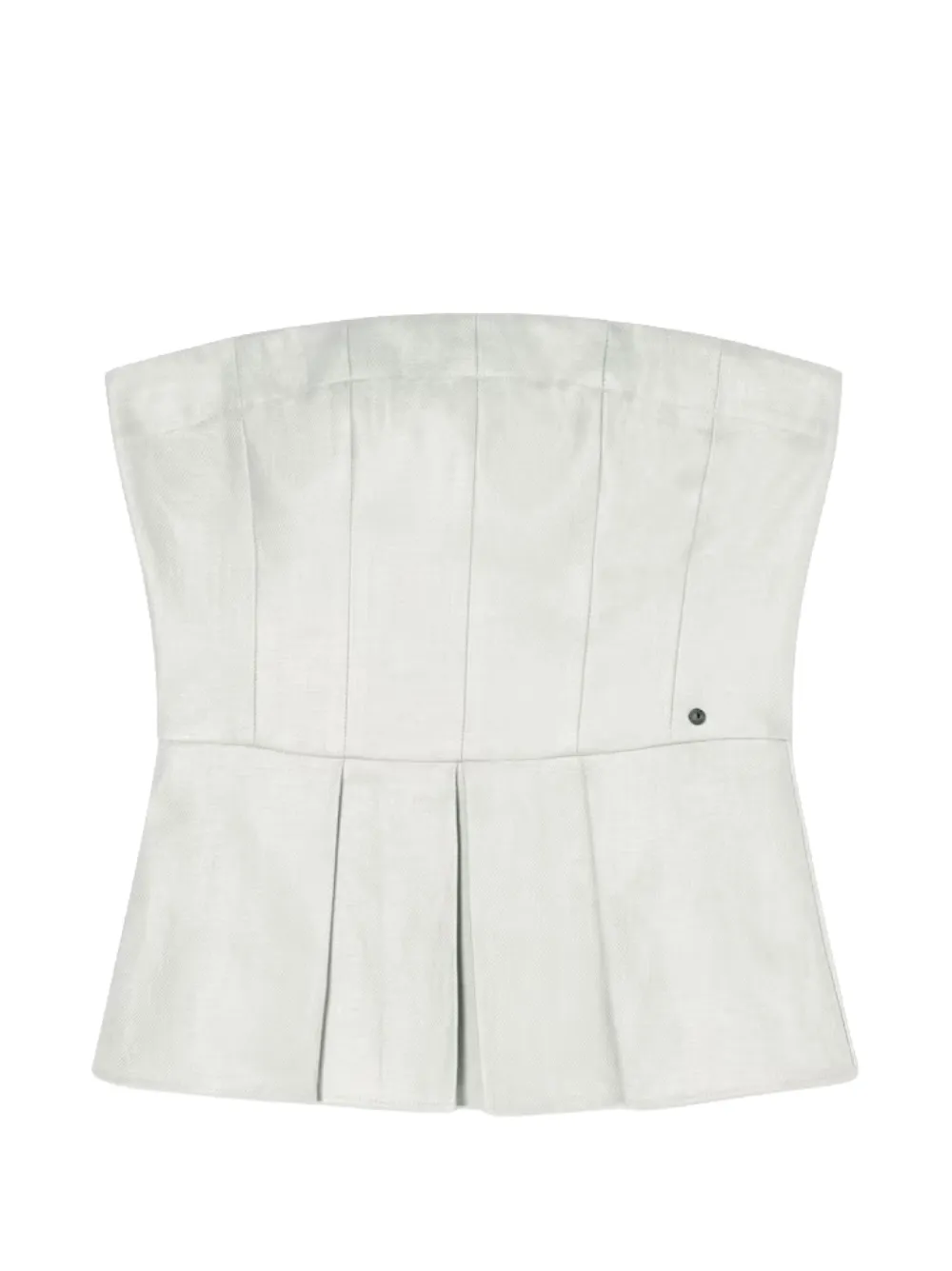 Armani Exchange pleated peplum top - Toni neutri