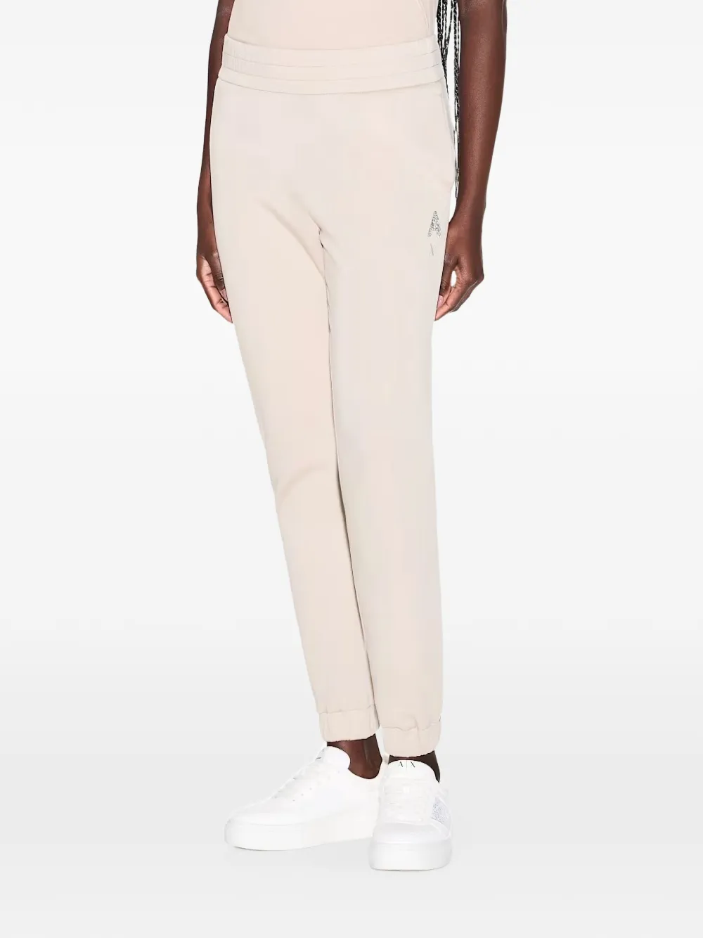 Armani Exchange logo track pants - Toni neutri