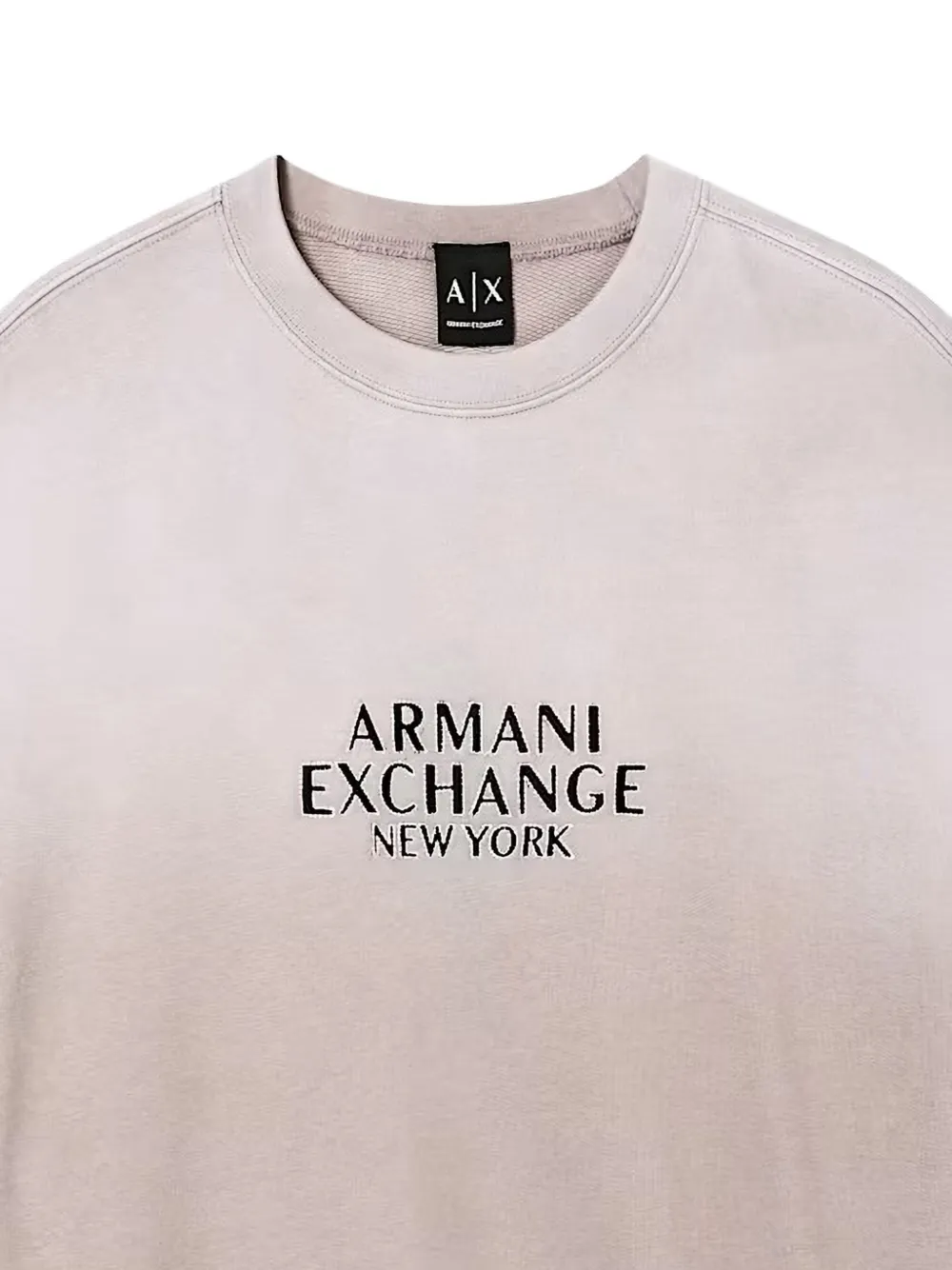Armani Exchange Sweater met korte mouwen Beige
