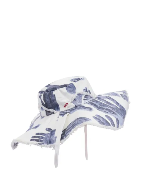 Denim Tears hand-printed sun hat